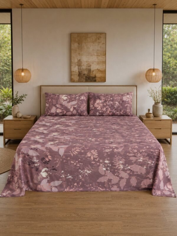 890101232956_2-1.jpg Restore Zinnia Queen Bedsheet Set