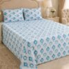 890101232994_3-1.jpg Restore Hibiscus Queen Bedsheet Set