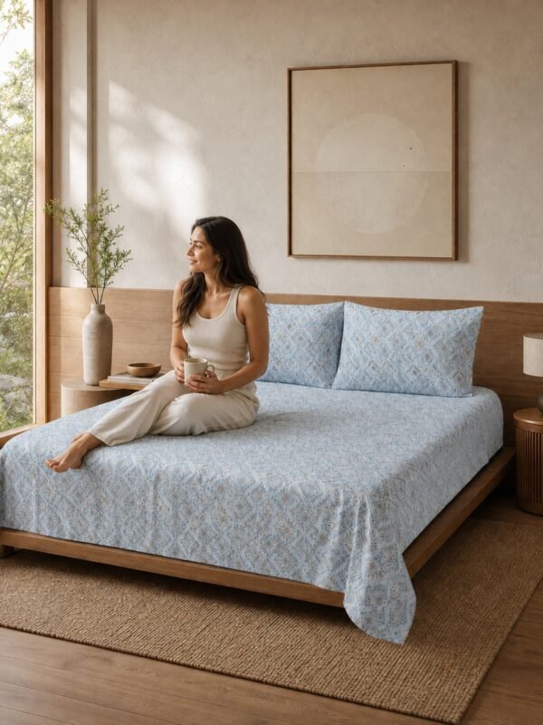 890101234141_4-1.jpg Restore Aaranya King Bedsheet Set