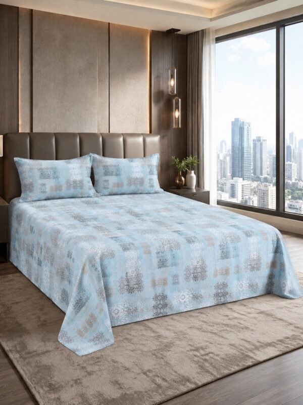 890101234172_1-1.jpg Restore Aaranya King Bedsheet Set