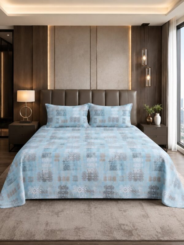 890101234172_2-1.jpg Restore Aaranya King Bedsheet Set