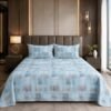 Restore Aaranya-Botanical Minimalist Collection King Size Bedsheet with 2 Pillow Covers