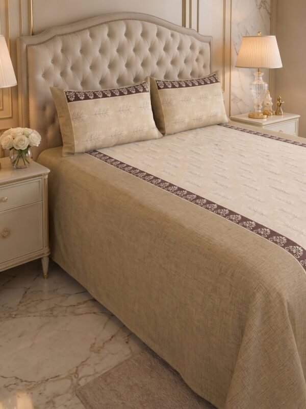 890101234196_3-1.jpg Restore Aaranya King Bedsheet Set