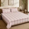Restore Aaranya-Botanical Minimalist Collection King Size Bedsheet with 2 Pillow Covers