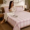 Restore Aaranya-Botanical Minimalist Collection King Size Bedsheet with 2 Pillow Covers