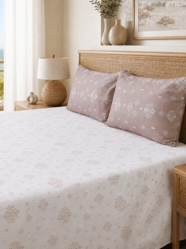 890101234240_3-1.jpg Restore Parijaat King Bedsheet Set
