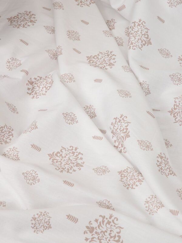 Restore Parijaat-Heritage Floral Collection King Size Bedsheet with 2 Pillow Covers