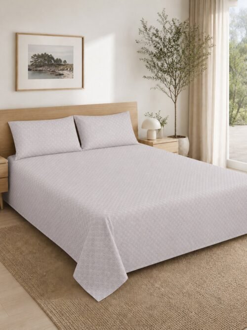 Restore Parijaat King Bedsheet Set