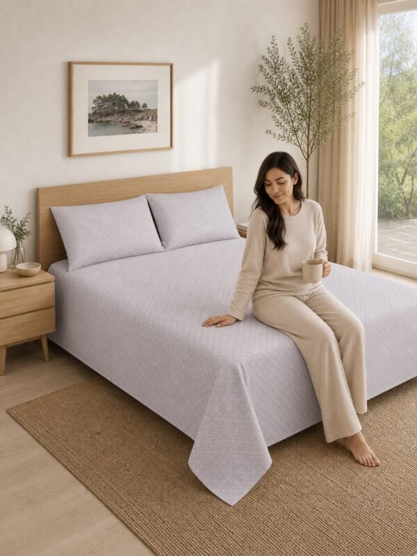 890101234257_4-1.jpg Restore Parijaat King Bedsheet Set