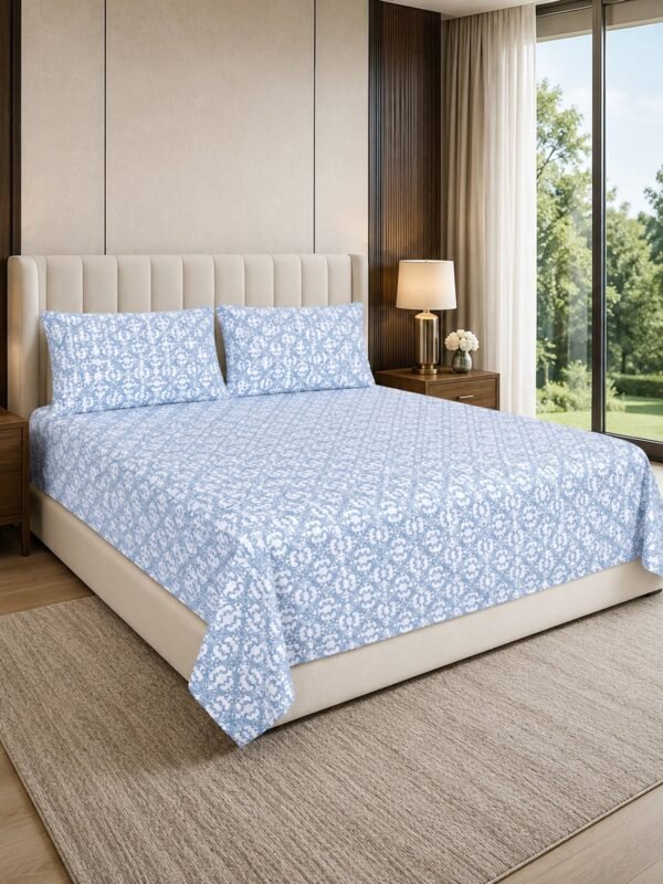 890101234431_1-1.jpg Restore Aaranya King Bedsheet Set