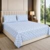 Restore Aaranya-Botanical Minimalist Collection King Size Bedsheet with 2 Pillow Covers