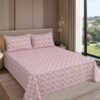 Restore Aaranya-Botanical Minimalist Collection King Size Bedsheet with 2 Pillow Covers
