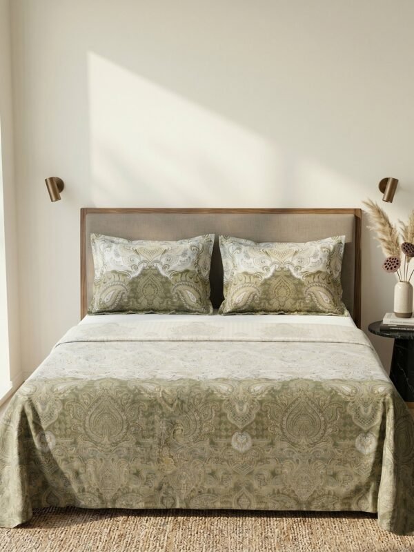 890101234462_2-1.jpg Restore Aaranya King Bedsheet Set