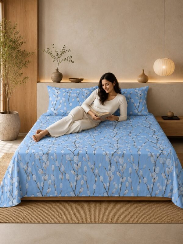 Restore Camellia Queen Bedsheet Set
