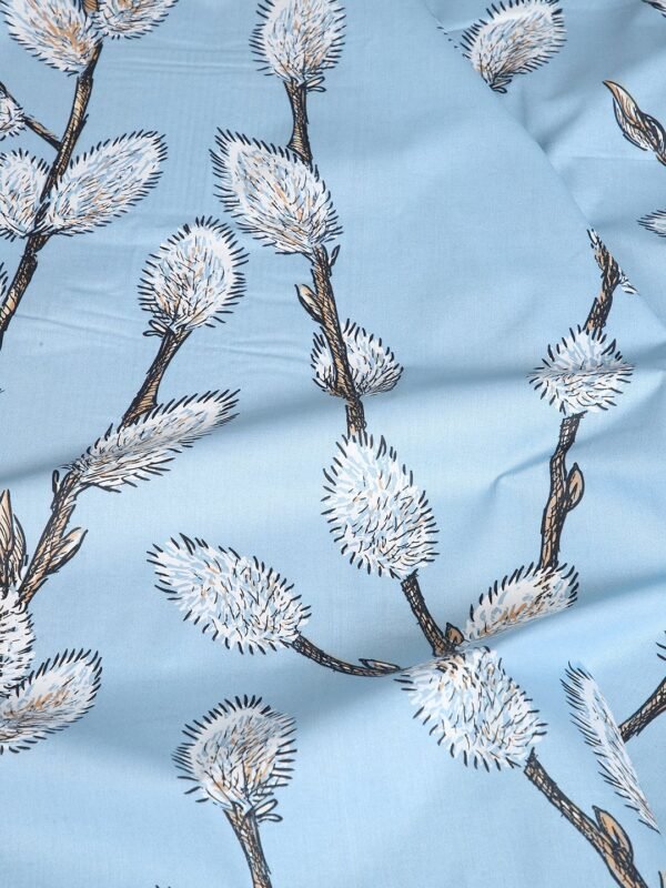 Restore Camellia-Abstract Elegance Collection Queen Size Bedsheet with 2 Pillow Covers
