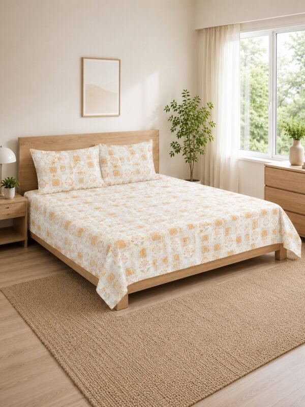 Restore Camellia Queen Bedsheet Set