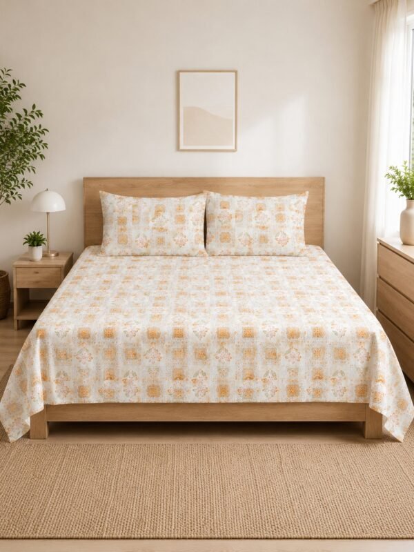Restore Camellia Queen Bedsheet Set