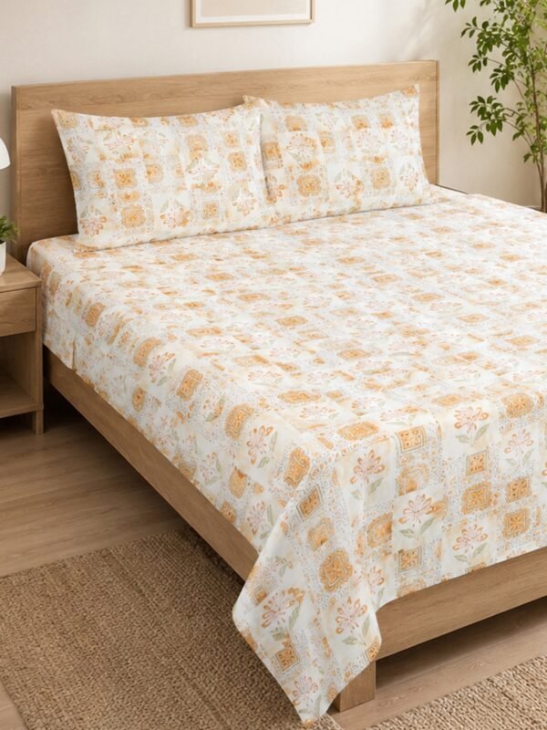 Restore Camellia Queen Bedsheet Set