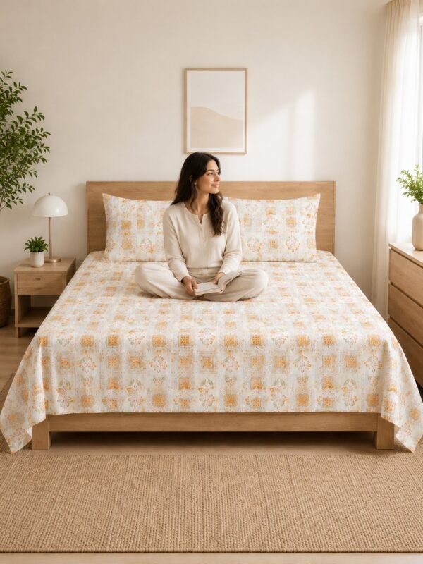 Restore Camellia Queen Bedsheet Set