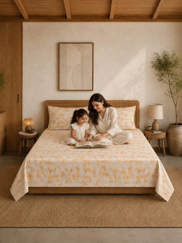 Restore Camellia Queen Bedsheet Set