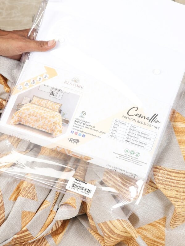 Restore Camellia Queen Bedsheet Set