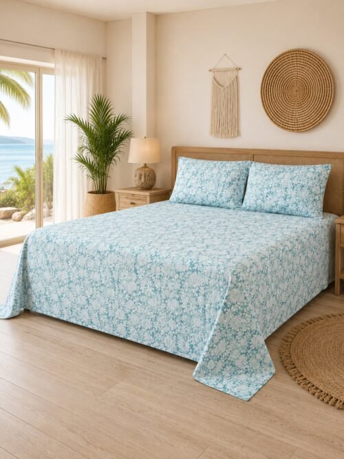Restore Camellia Queen Bedsheet Set