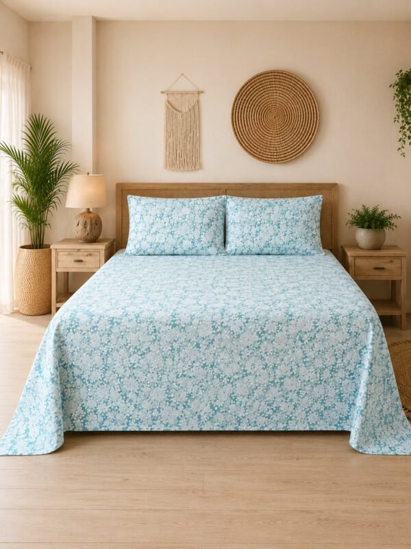 Restore Camellia Queen Bedsheet Set
