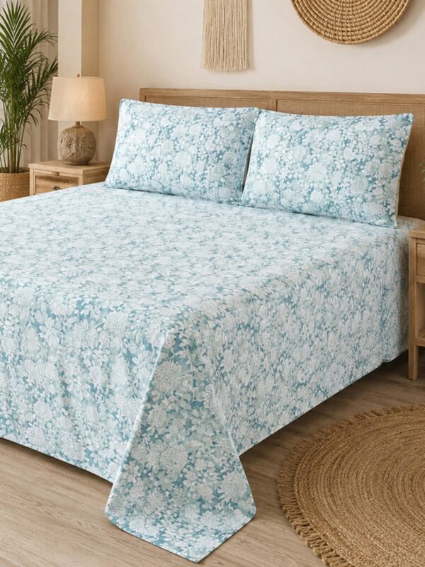 Restore Camellia Queen Bedsheet Set