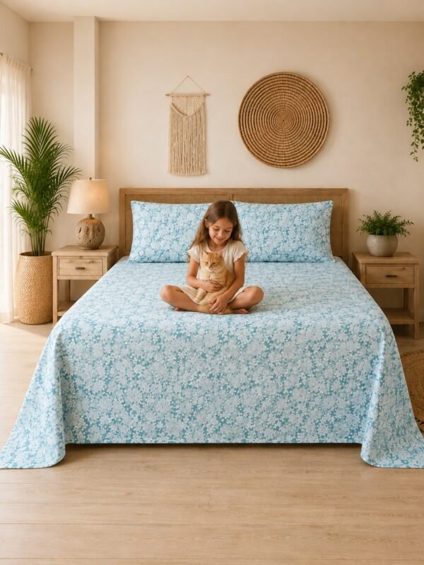 Restore Camellia Queen Bedsheet Set