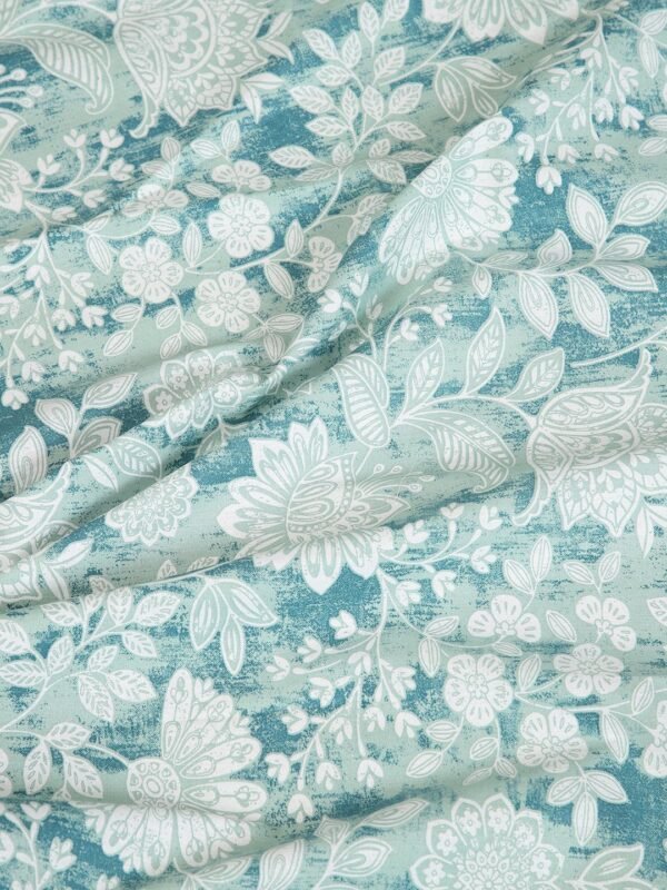 Restore Camellia-Abstract Elegance Collection Queen Size Bedsheet with 2 Pillow Covers