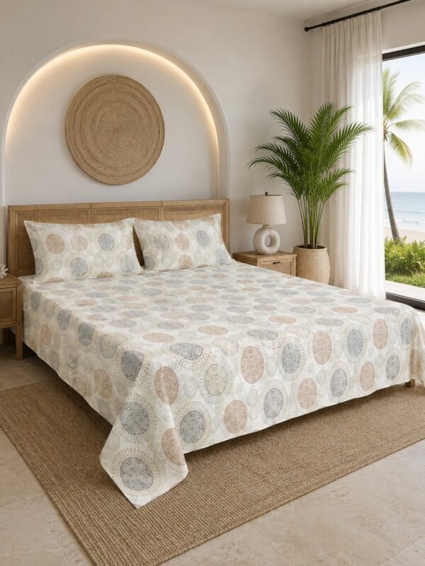 Restore Camellia Queen Bedsheet Set