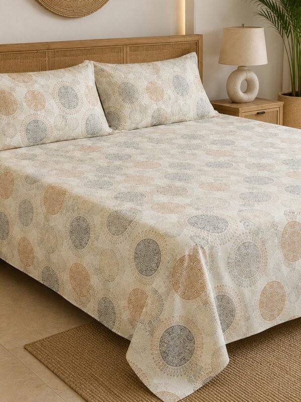Restore Camellia Queen Bedsheet Set